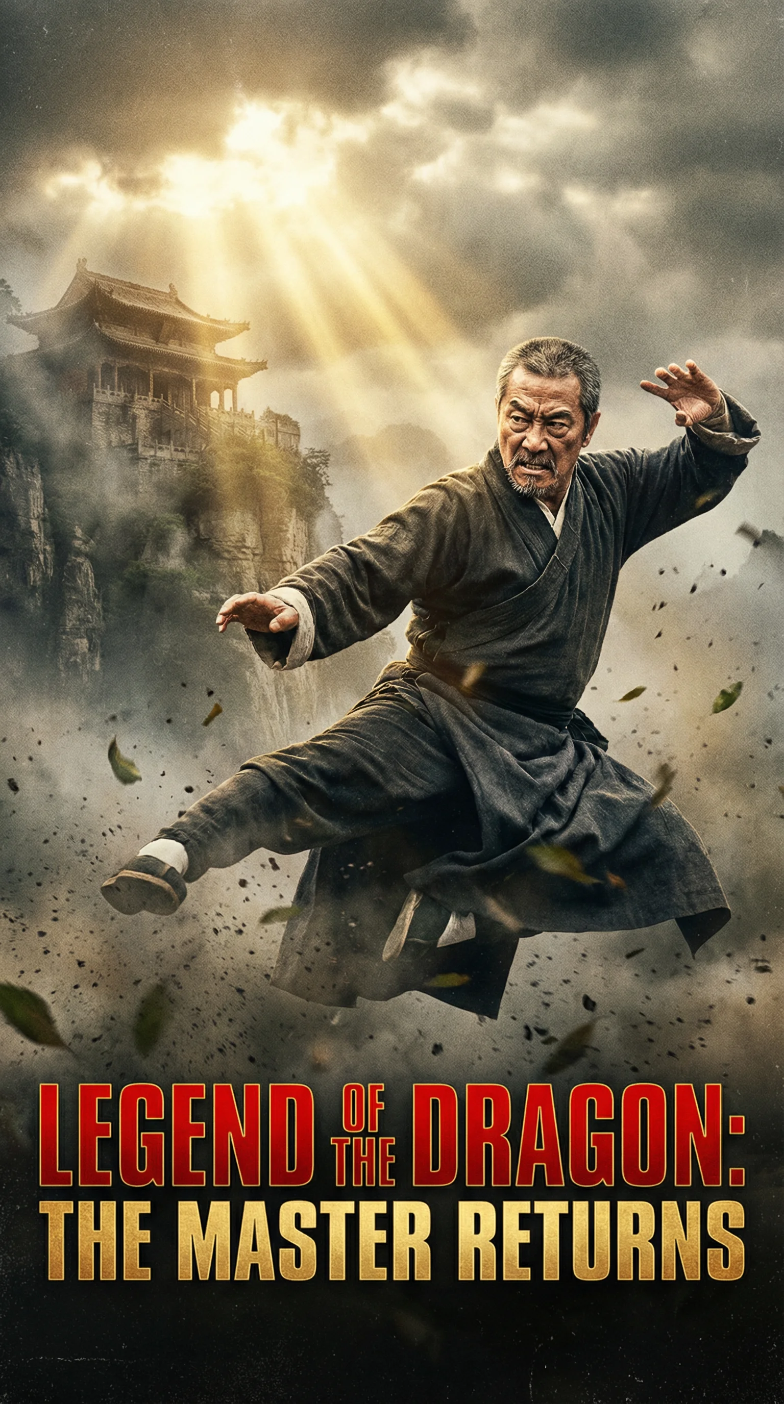 《武林风云》功夫动作电影海报